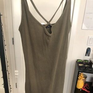 CottonOn olive green dress, size M